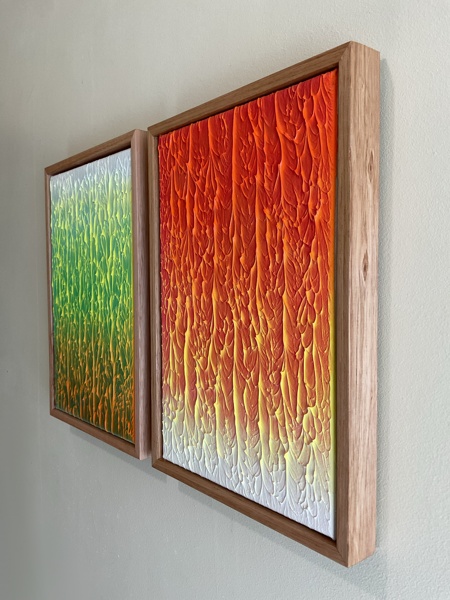 Flowing Through (Diptych)
