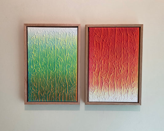 Flowing Through (Diptych)